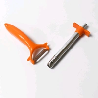 2 In 1 Kitchen Combo Gas Lighter With Vegetable Peeler 
