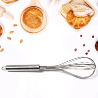 Kitchen Whisk Stainless Steel 29 Cm  (1 Piece )