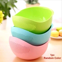 Multi-Purpose Strainer or Washer Bowl for Rice Fruit & Vegetable Rice Bowl