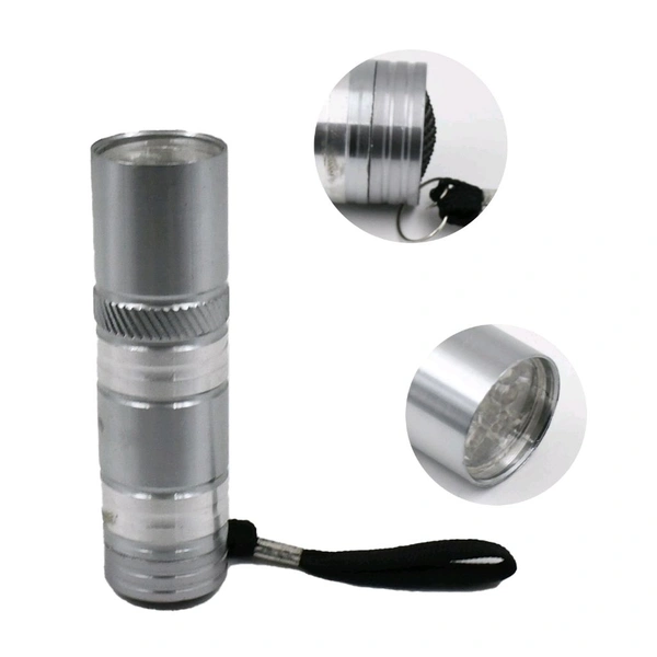 Portable Mini Tourch Light / Flashlight 9 LED Powerful High Lumens Pen Light Easy To Carry