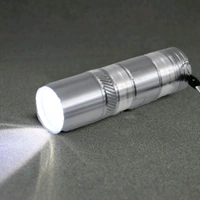 Portable Mini Tourch Light / Flashlight 9 LED Powerful High Lumens Pen Light Easy To Carry