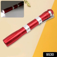 Portable Mini Tourch Light / Flash Light LED Powerful High Lumens Pen Light With Clip 