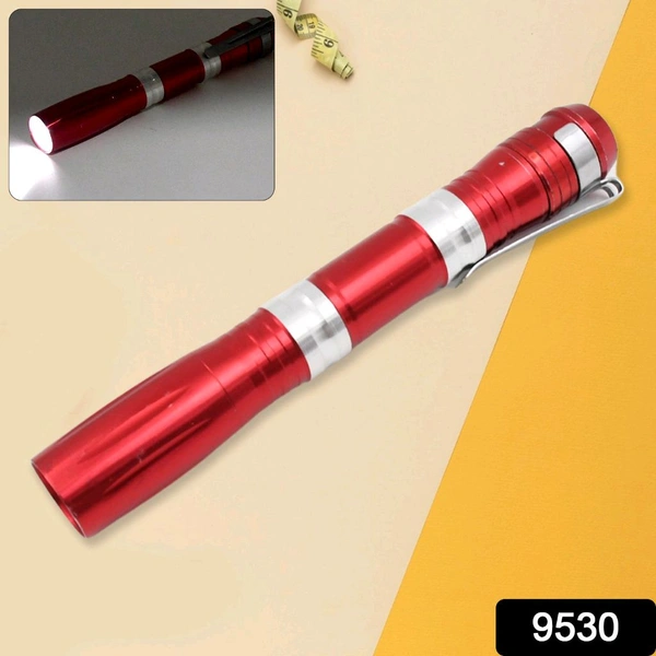 Portable Mini Tourch Light / Flash Light LED Powerful High Lumens Pen Light With Clip 