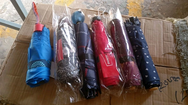  8561 Umbrella Summer Sun and Rain Protection Foldable Cute Umbrella || UV Protection Rain Sun Umbrella || Travel Accessories || Umbrella for Children, Girls, and Boys (1 Pc / Mix Color & Design)