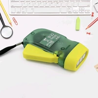  3 LED Hand Press Torch Hand Crank Flashlight Hand Pressing Flashlight Traveling Torch Light Manual Generator, Battery-Free Flashlight (1 Pc)