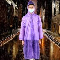  13133 EVA Raincoat Protect Body Arms Legs, Waterproof Reusable Rain Poncho for Women Men Adult Outdoor Traveling Eva Material Raincoat / Rain wear / Rain Suit for Outdoor Accessory (1pc) 