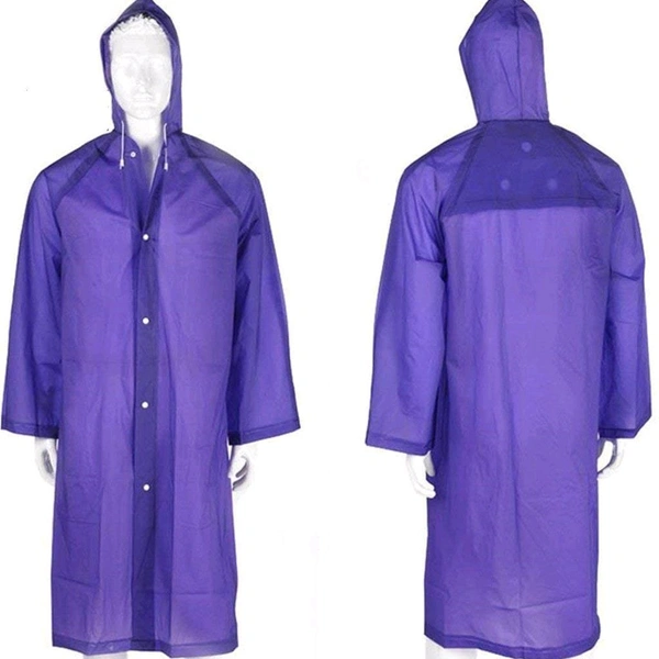  13133 EVA Raincoat Protect Body Arms Legs, Waterproof Reusable Rain Poncho for Women Men Adult Outdoor Traveling Eva Material Raincoat / Rain wear / Rain Suit for Outdoor Accessory (1pc) 