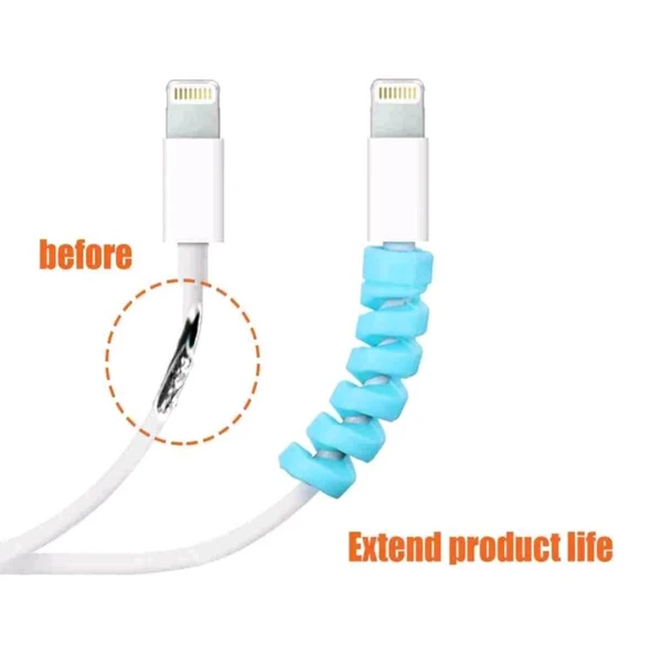 Mobile Earphone and Cable Protecting Clips (4pcs)