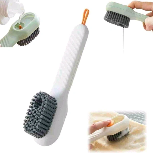 Shoe Cleaning Brush With Liquid  Dispenser MC022