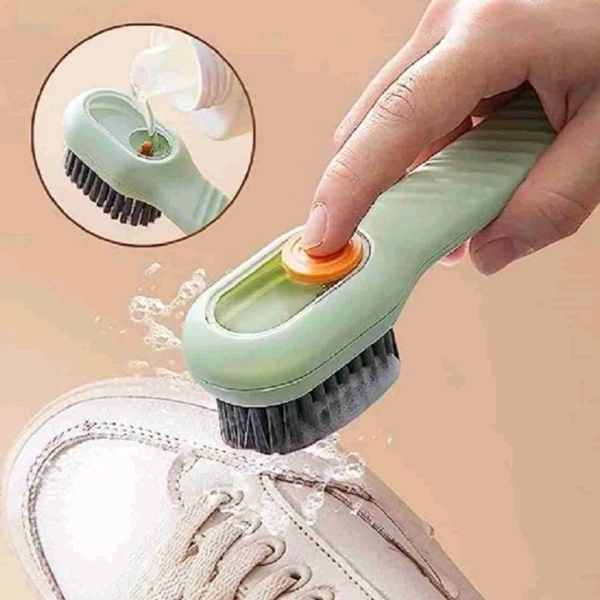 Shoe Cleaning Brush With Liquid  Dispenser MC022
