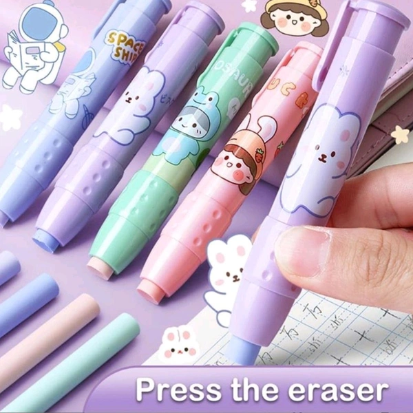 Kids Favourite Pen Shaped Click Eraser MC025