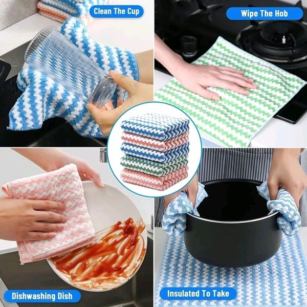 Premium Soft Microfiber Kitchen Vessel Cleaning Cloth