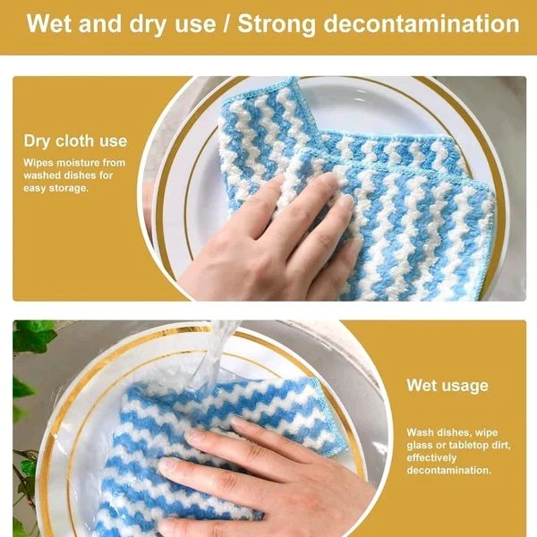 Premium Soft Microfiber Kitchen Vessel Cleaning Cloth