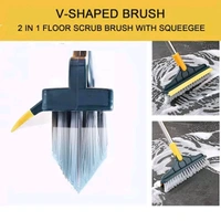 2 in 1 Rotatable Floor Cleaning Brush With Wiper MC041