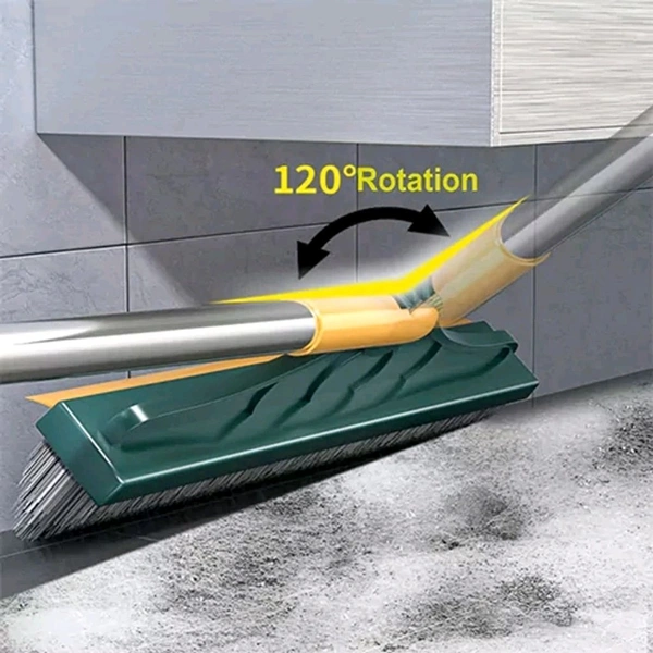 2 in 1 Rotatable Floor Cleaning Brush With Wiper MC041