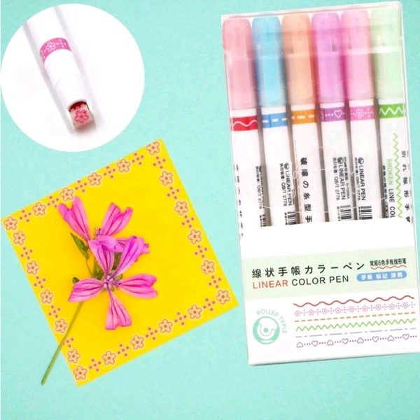 Super Cute Designer Pen With 6 Different Patterns MC057