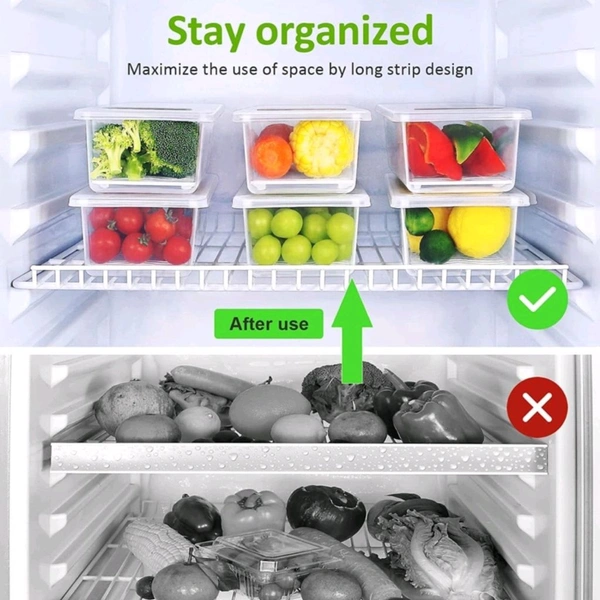 Fridge Space Saving Vegetables, Fruits And Fish Storage Organiser MC058