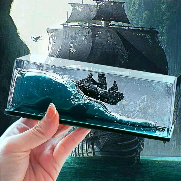 Trending Cute Wave Pirates of the Caribbean Ship MC079