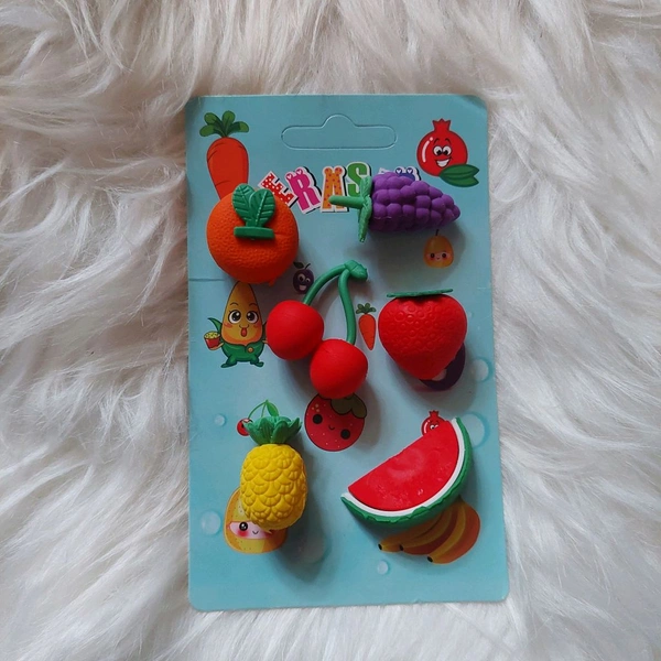 Kids Favorite  6 in 1 Fruits Eraser Set MC093