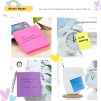 Cute 5 Colored Square Sticky Notes 3×3 Inches MC095