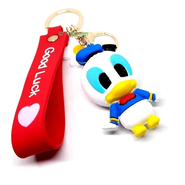 Big Sized Premium Cute Blue Ducky Keychain