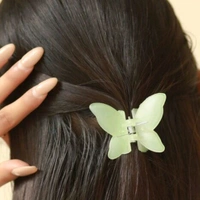 Cute Pearl Color Butterfly Hair Clips MC111