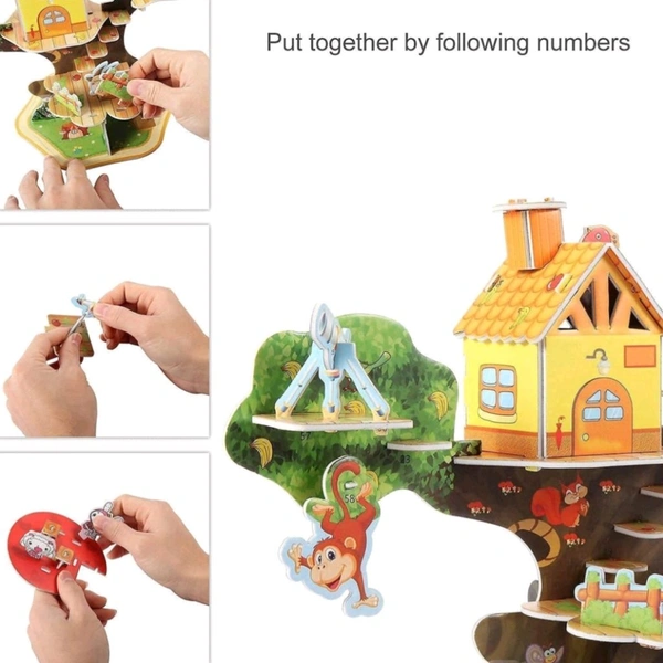 Kids Creative 3D Puzzle Tree House MC115