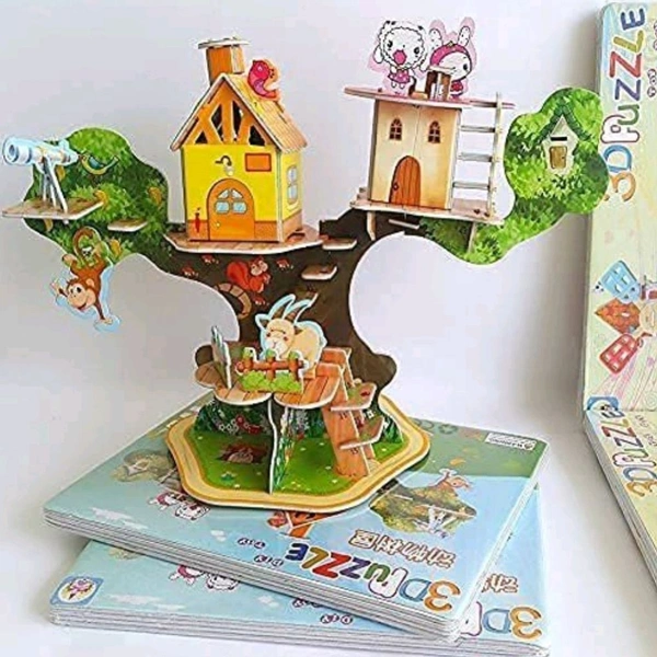 Kids Creative 3D Puzzle Tree House MC115