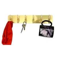 6 in 1 Luxury Adhesive Golden Hooks MC129