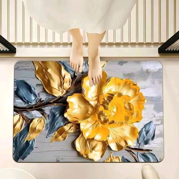 Premium Luxury Golden Water Absorbing Mats (40×60cms) MC144