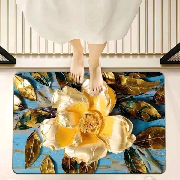Premium Luxury Golden Water Absorbing Mats (40×60cms) MC144