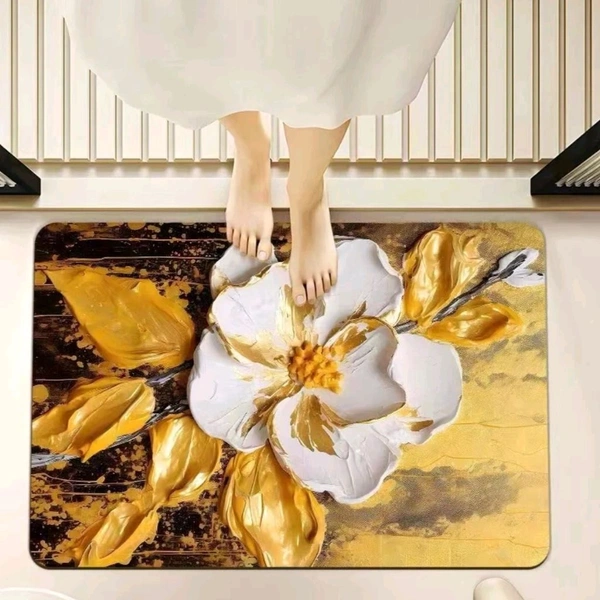 Premium Luxury Golden Water Absorbing Mats (40×60cms) MC144