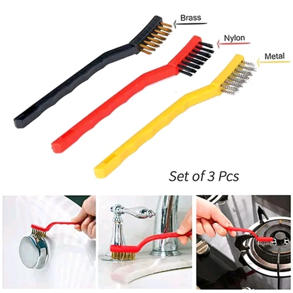 3 in 1 Wire Brush For Stove Burner Cleaning MC149