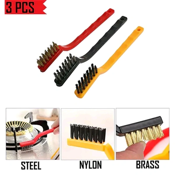 3 in 1 Wire Brush For Stove Burner Cleaning MC149