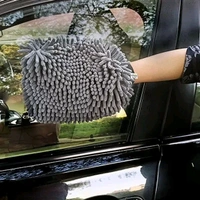 High Quality Microfiber Double Sided Car/Bike Cleaning Gloves MC150