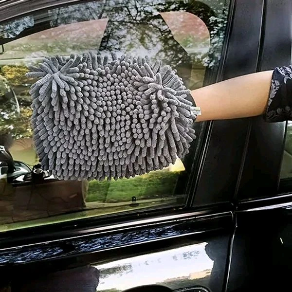 High Quality Microfiber Double Sided Car/Bike Cleaning Gloves MC150