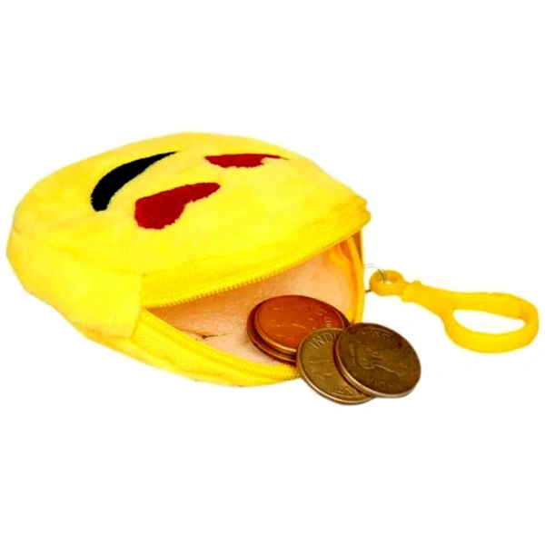 Cute Smiley Coin, Keys and Headphone Pouch MC161