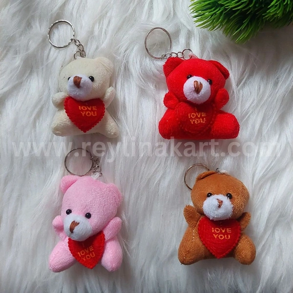 Cute Love You Teddy Keychain MC174