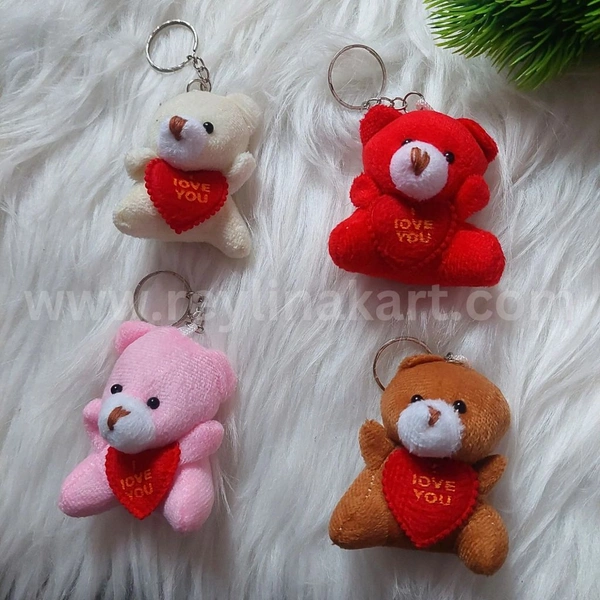 Cute Love You Teddy Keychain MC174