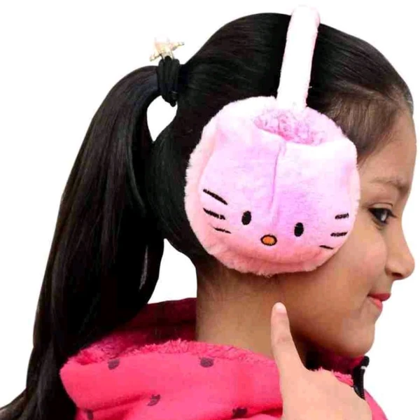 Cute Soft Pluffy Earmuffs For Cold Air Ear Protection