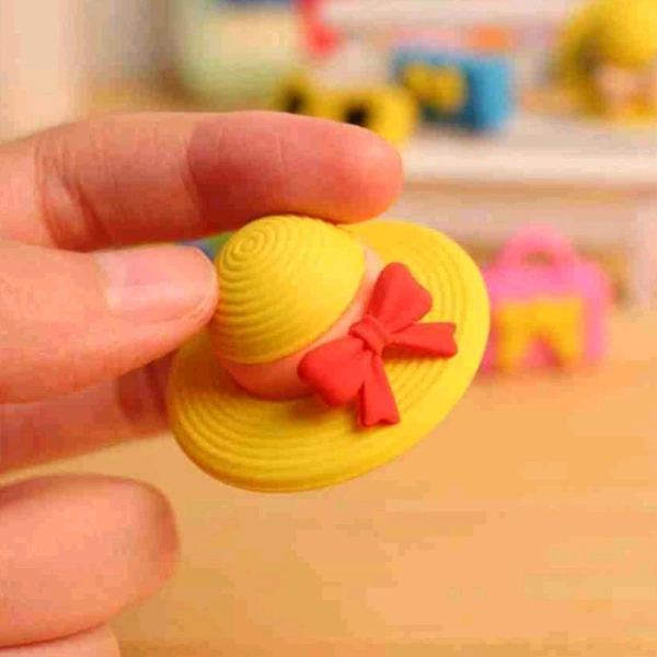 Kids Favourite Cute Hat Shaped Eraser MC181