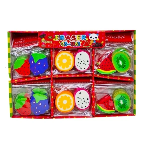 Kids Favorite Fruits Erasers (2pcs) MC183