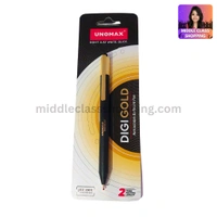 Premium Unomax Jet Ink Technology Double Writing Length Digi Gold Ball Point Smooth Pen MC192