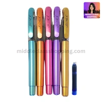 Jainex Premium Mettalic Finish Fountain Pen With Catridge Ink MC194