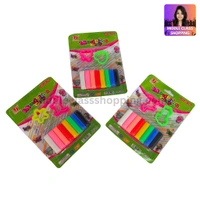 Premium Small Modelling Card Clay Set With Creative 2 Moulds MC203
