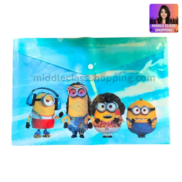Cute Cartoon Printed Documents And Files Carrying Folder MC207