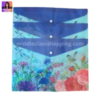 Cute Quality Flower Printed Documents And Files Holding Folder MC208