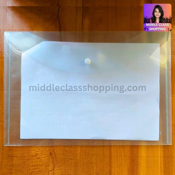 Premier Clear Transparent Documents And Files Carrying Folder MC210