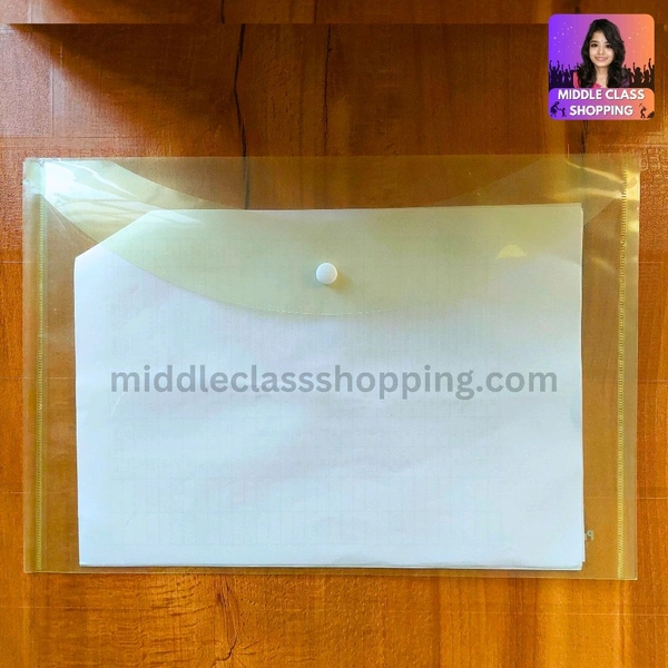 Premier Clear Transparent Documents And Files Carrying Folder MC210