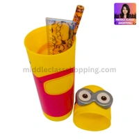 Kids Favourite Cute Minion Pencil Box With Free Scale, Pencil, Sharpner And Eraser MC213